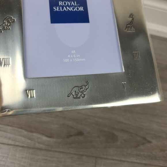 ROYAL Selangor Pewter 4×6 Baby Photo Picture Frame - Picture 9 of 17